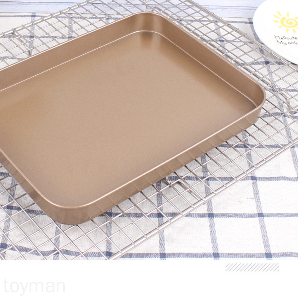 Khay nướng bánh mì bằng thép carbon chống dính hình chữ nhật