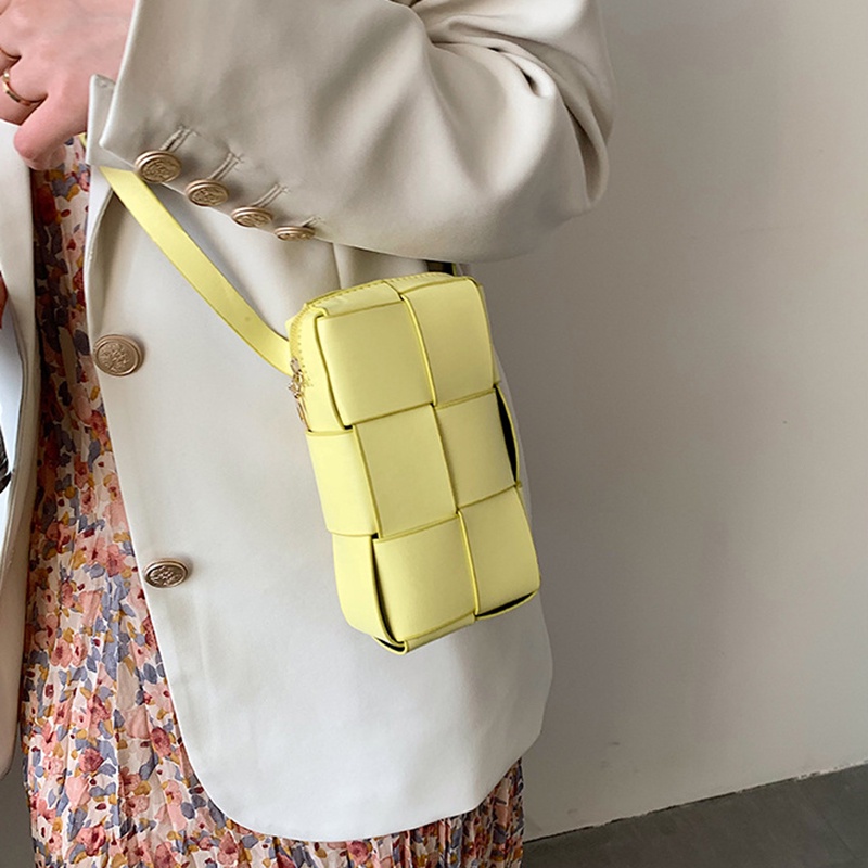 Túi Đeo Chéo Hình Vuông Cỡ Nhỏ Phong Cách Hàn Quốc Đơn Giản Thời Trang Cho Nữ