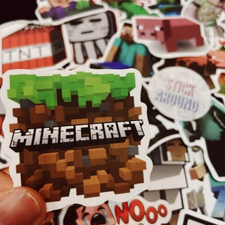 Sticker dán cao cấp MINECRAFT Cực COOL