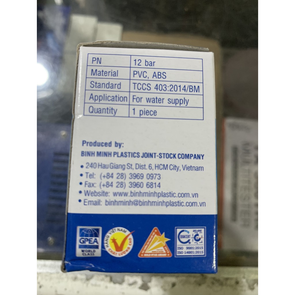 Van Cầu – Van Khóa Nước  Bình Minh Nhựa ABS Cao Cấp