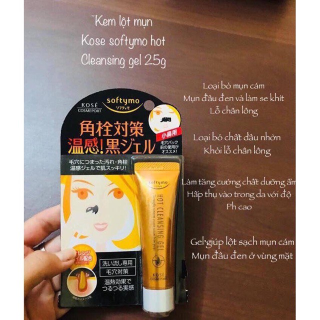 [ Chất lượng ] GEL LỘT MỤN KOSE HOT CLEANSING GEL cao cấp