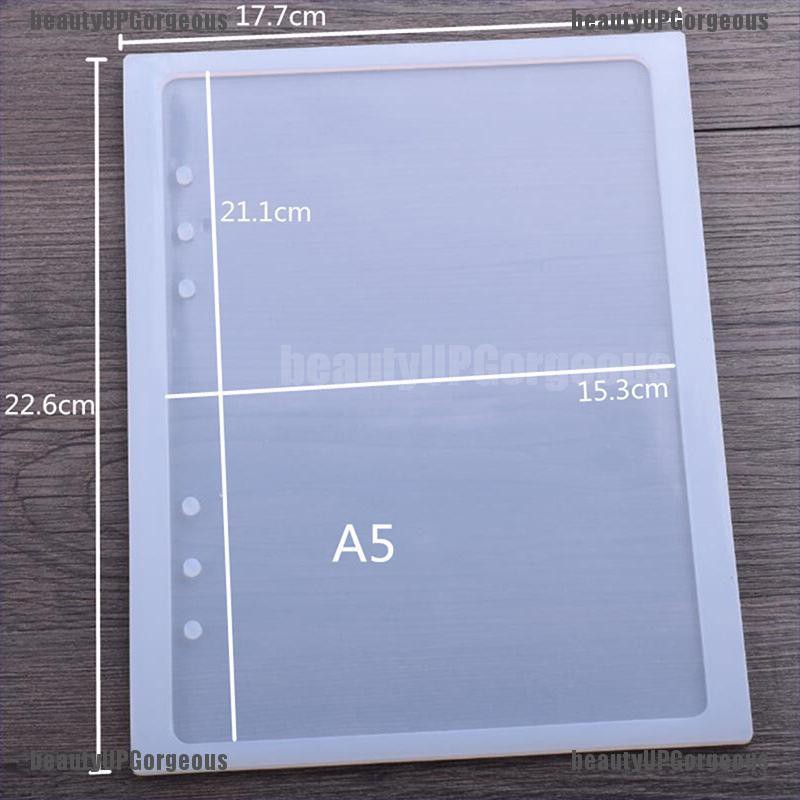 Khuôn Silicone tạo hình trang trí sổ tay A7/A6/A5 DIY