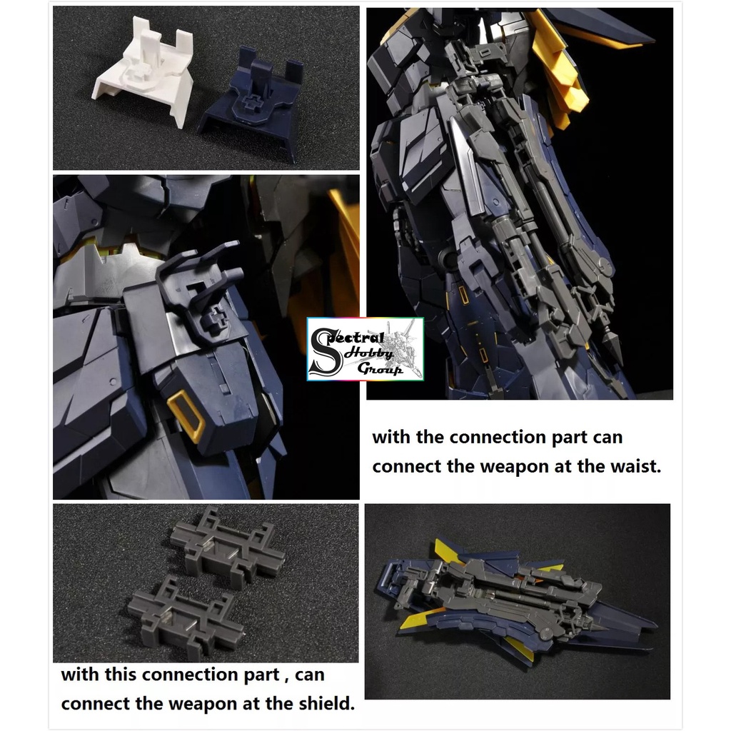 Phụ kiện mô hình lắp ráp PG 1/60 HYPER BEAM JAVELIN x2 Tomahawk giáo cho gundam Unicorn Banshee Phenex