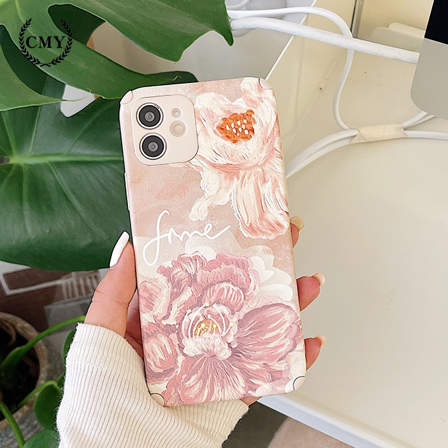 Ốp điện thoại TPU in hoa thích hợp cho iPhone 11 Pro Max X Xr Xs Max 7 8+ Se 2020 12 pro max 12 mini 13 pro max 13 mini