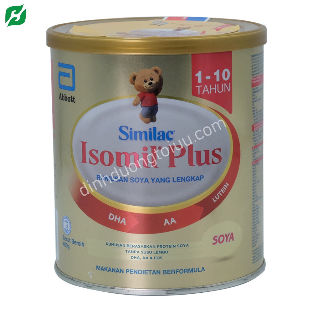 Sữa cho trẻ dị ứng đạm sữa bò Similac Isomil Plus (400g)