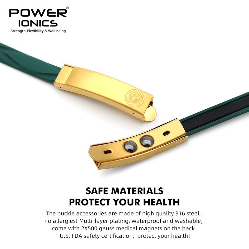 Vòng Tay Hạt Nam Châm Lăng Kính 2000 Anions Hologram Germanium Cân Bằng Năng Lượng Không Cần Chạm Khắc Mới Power Ionics Morandi