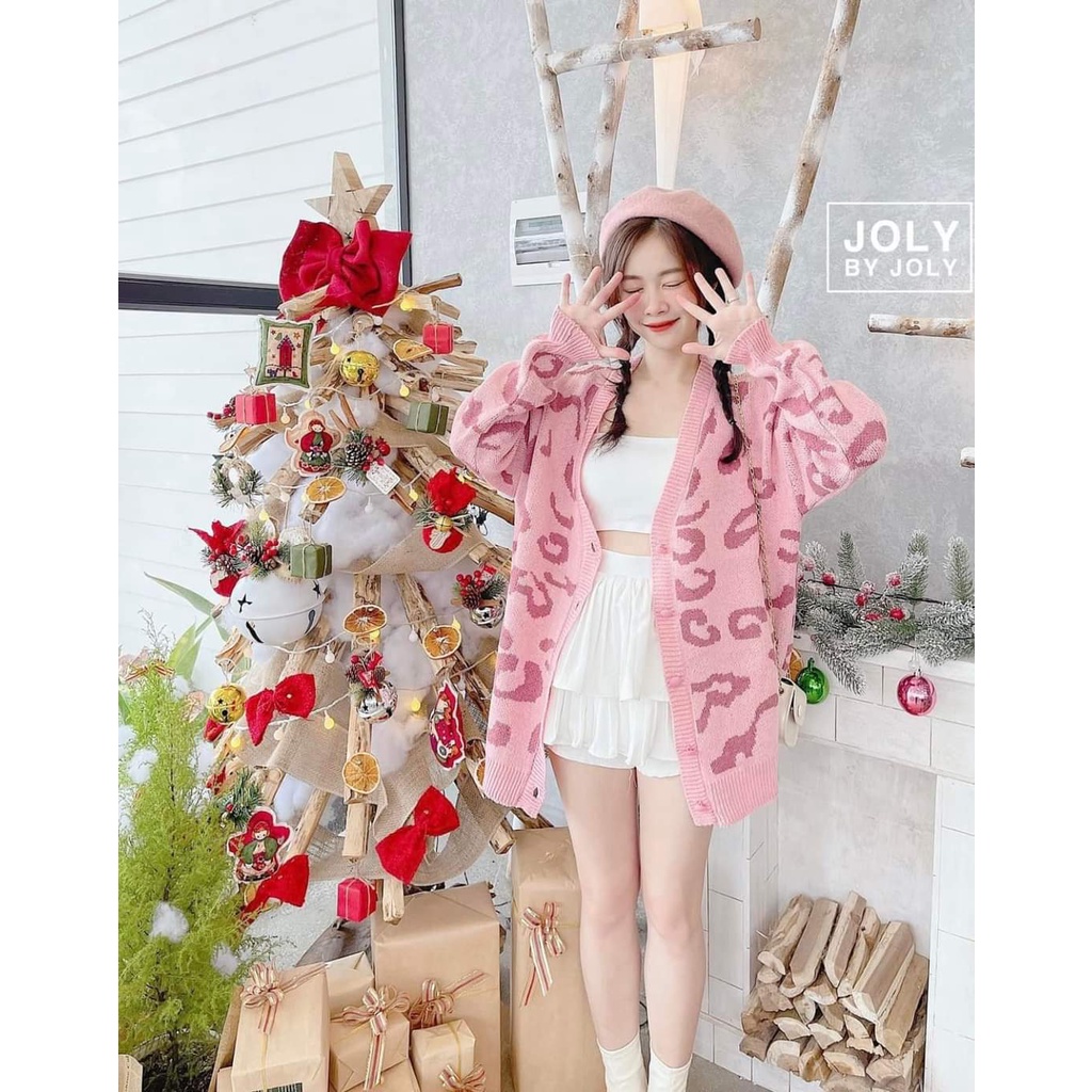 Áo Khoác Len Rộng Ulzzang. Áo Khoác Cardigan Len Viền Dáng Dài Form Rộng [Len Nút TT]