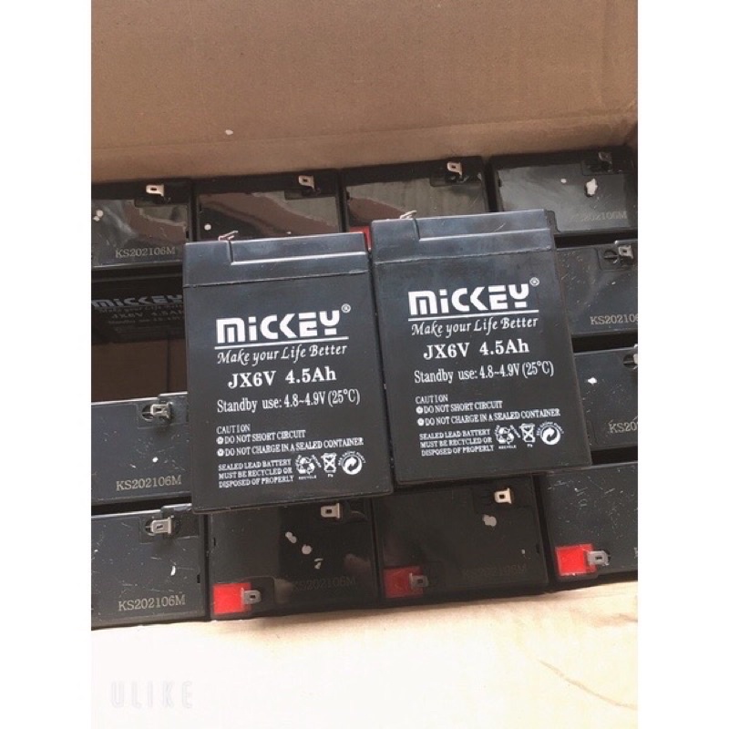 Quạt Tích Điện , Quạt Mickey Có Đèn 12V 2 Ác Quy