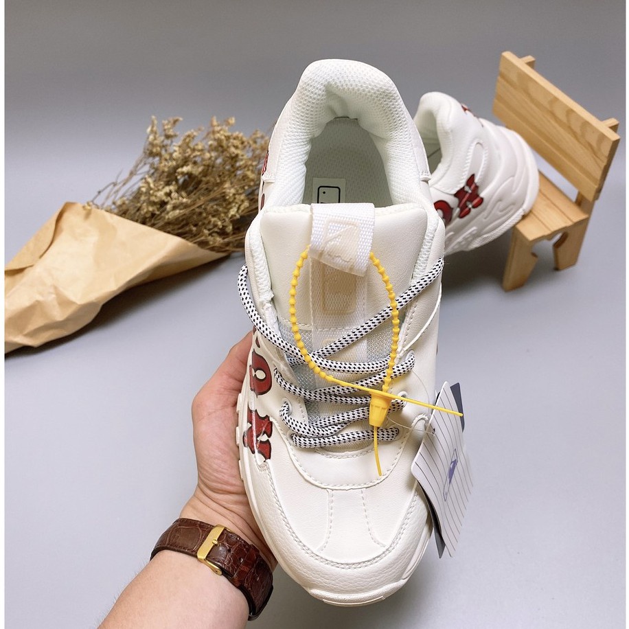 Giày Thể Thao Đế Độn In Chữ 3D Dành Cho Nam Nữ Full Box (Giày_MLB Boston) | BigBuy360 - bigbuy360.vn