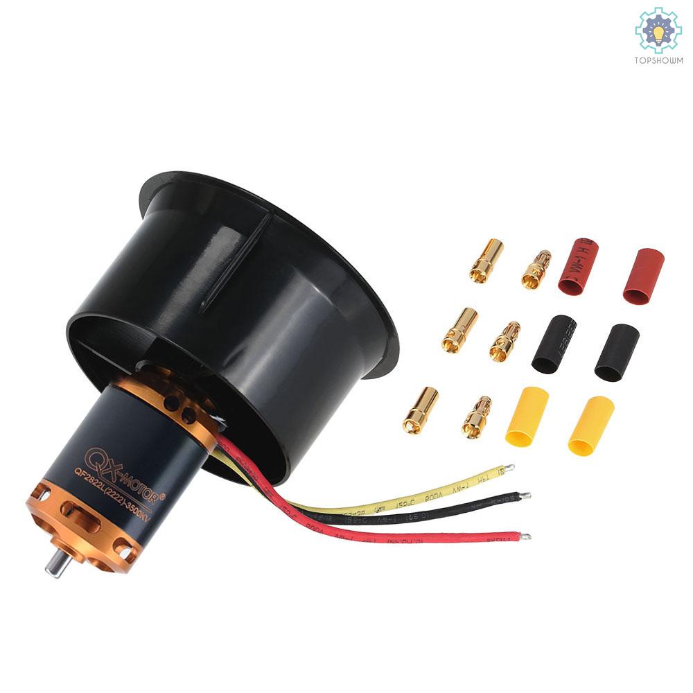 Động Cơ Motor 2822 3500KV 64mm Với 12 Cánh Quạt Cho Máy Bay Điều Khiển Từ Xa