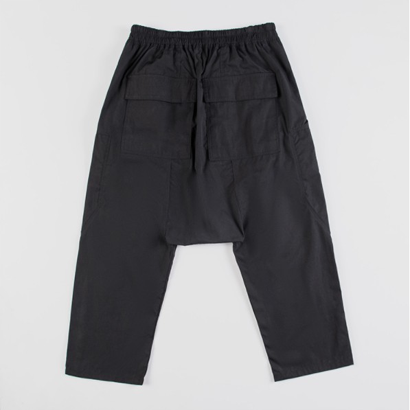 Quần lửng Rick Owens drop crotch trousers ss20