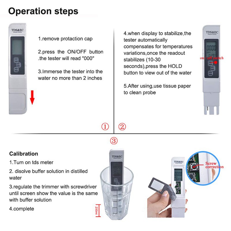PPM Digital Water Quality Tester-0.01 High Resolution Pen