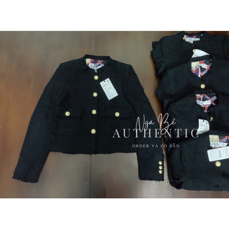 ÁO DẠ ZARA DÁNG NGẮN AUTHENTIC MÃ 9276/833