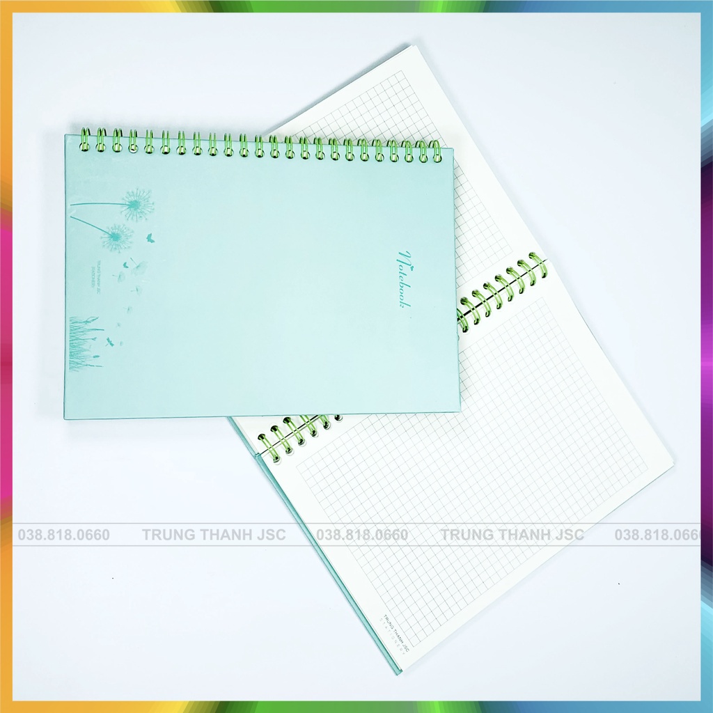 Sổ Bullet Journal - A5 Gáy lo xo bìa cứng cao cấp - Màu Pantone - 120 trang