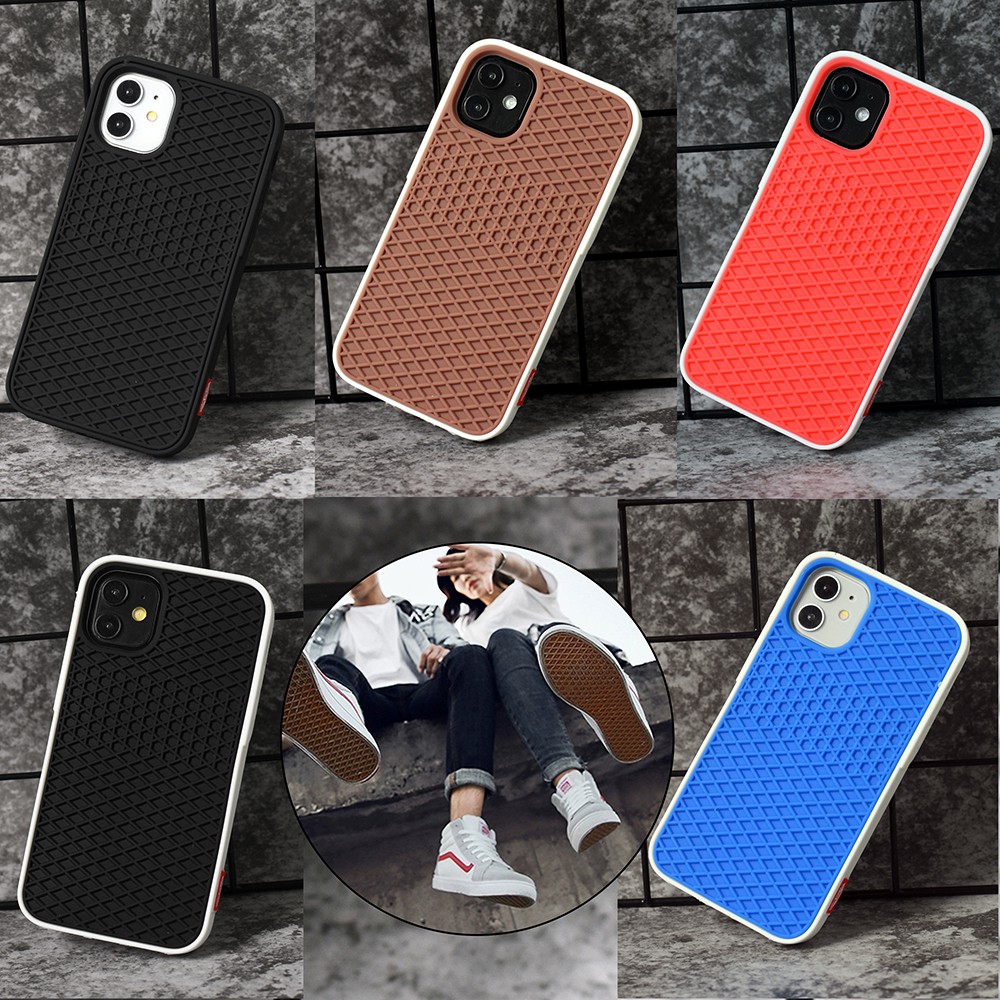 Ốp lưng mềm hình VAN-S Waffle cho IPhone 11 13 Pro Max 13 mini Iphone 5 5S 6 6S Xs Max 7 8 Plus