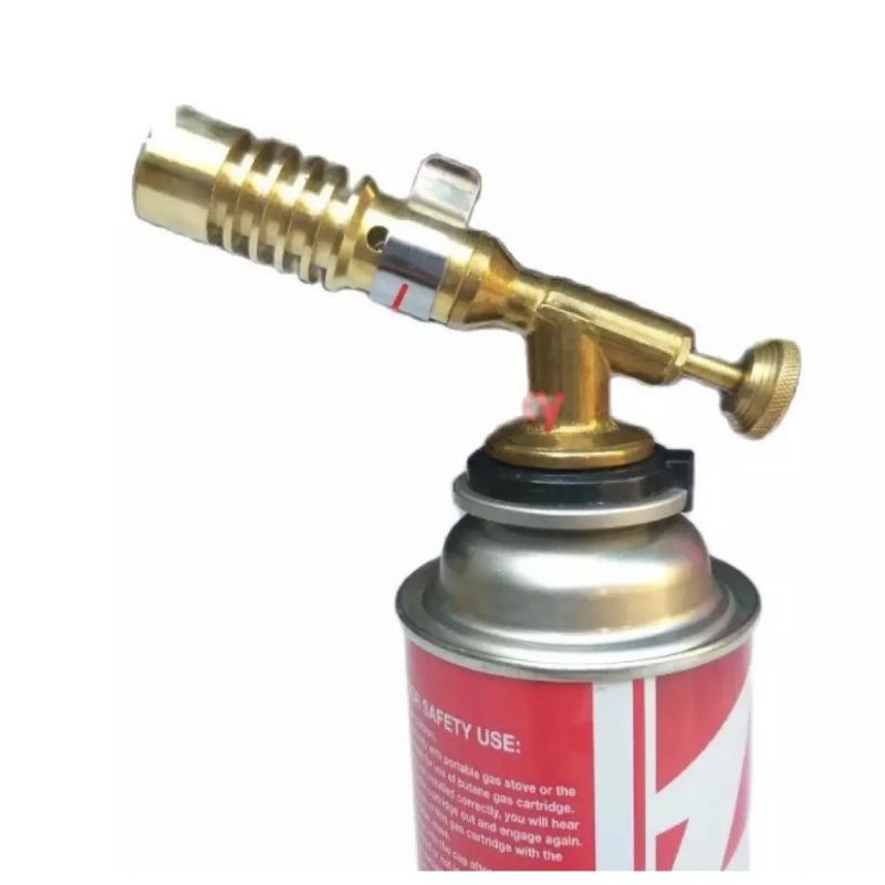 Đèn khò gas 1300 độ bằng đồng nguyên khối độ bền cao - đèn khò ga mini - khò lửa mini 733