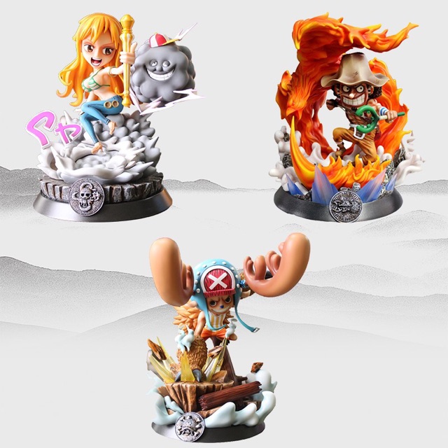 Mô hình Thuyền viên Băng Mũ Rơm zoro - sanji - usopp - franky - brook - nami - robin - chopper One piece