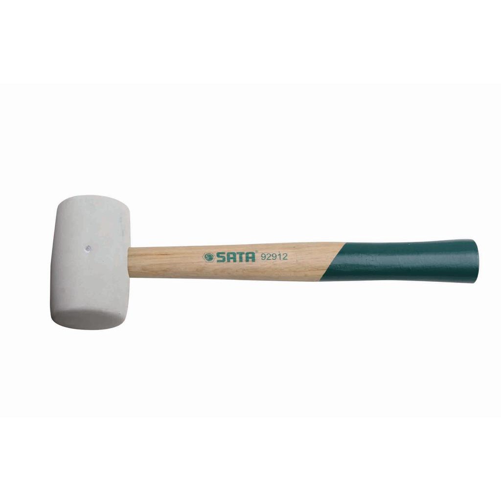 Búa đầu cao su cán gỗ 450g/1pound Sata 92912