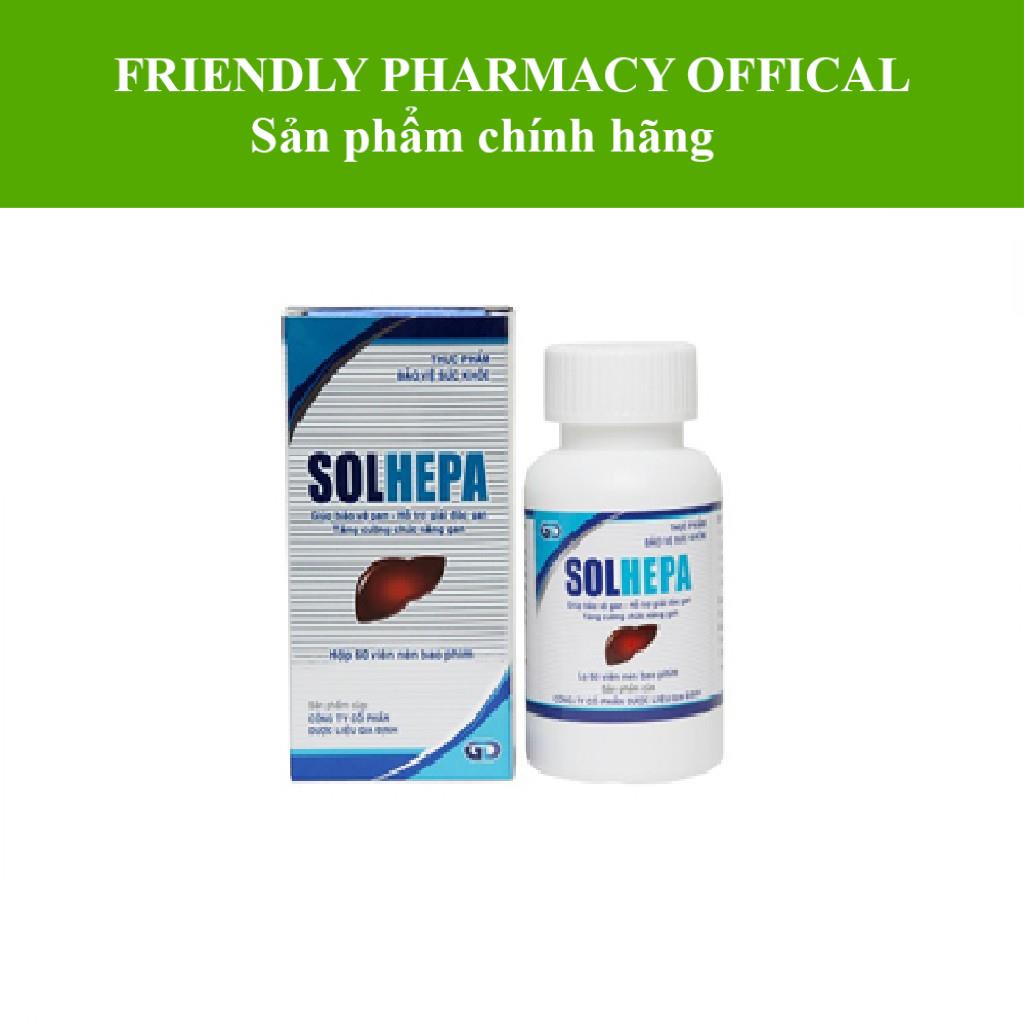Solhepa – Hỗ trợ điều trị viêm gan, tăng cường chức năng gan và giải độc gan (60 viên)