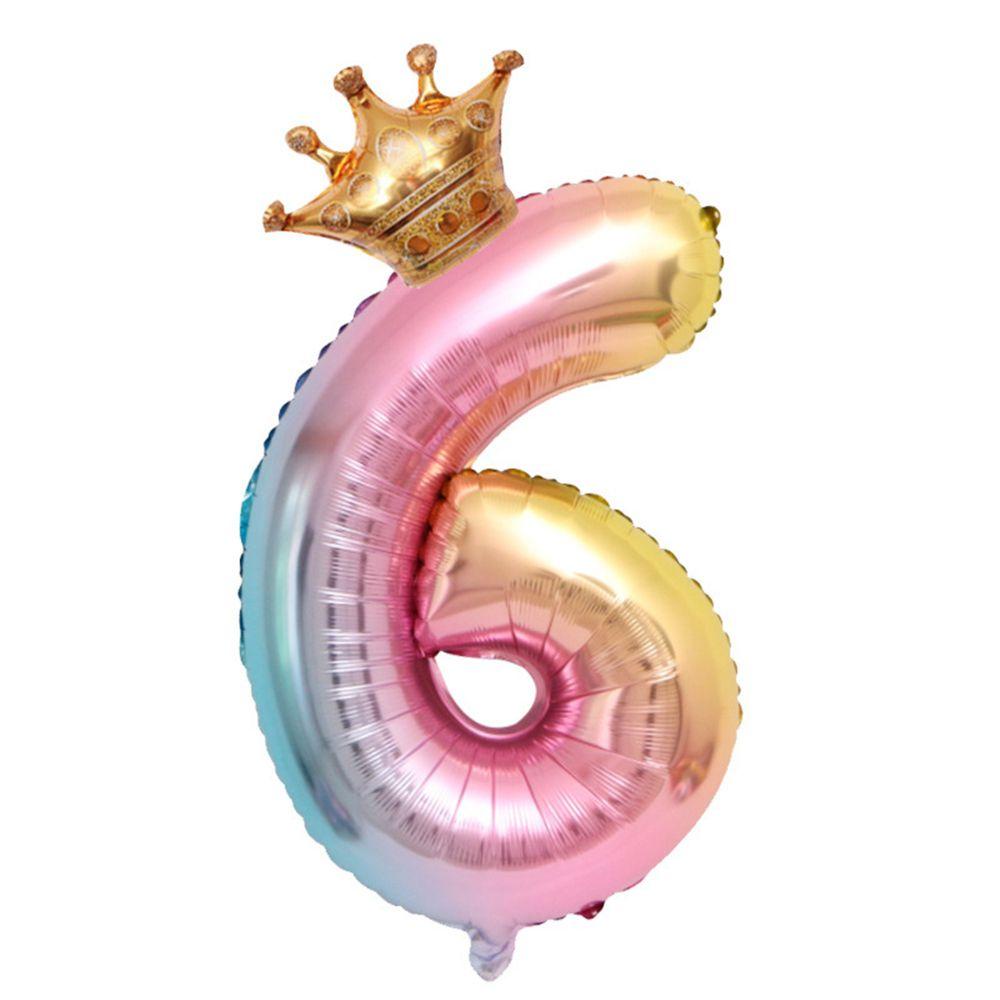 Bong Bóng Lõi Nhôm 32inch Màu Gradient In Chữ Số Chúc Mừng Năm Mới Độc Đáo