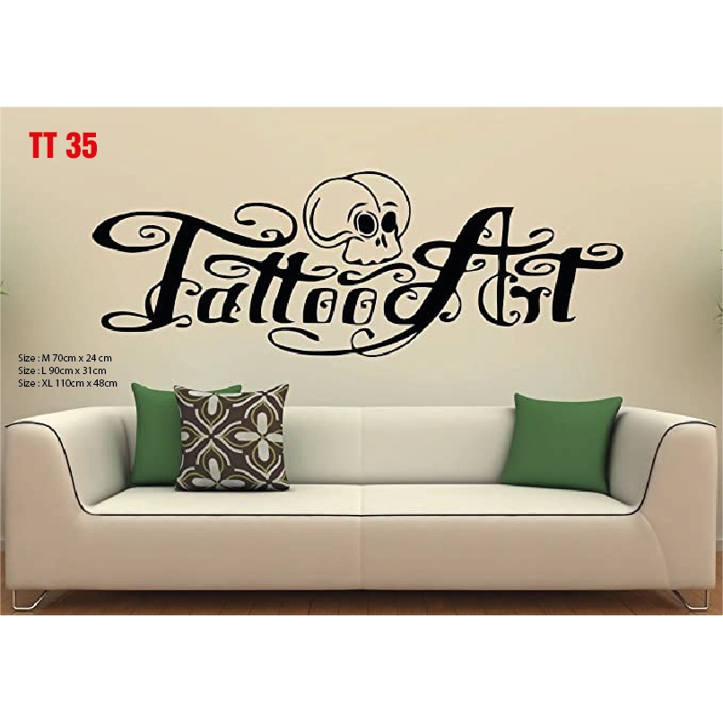 Decal dán làm đẹp Tattoo Thu hút khách hàng P3