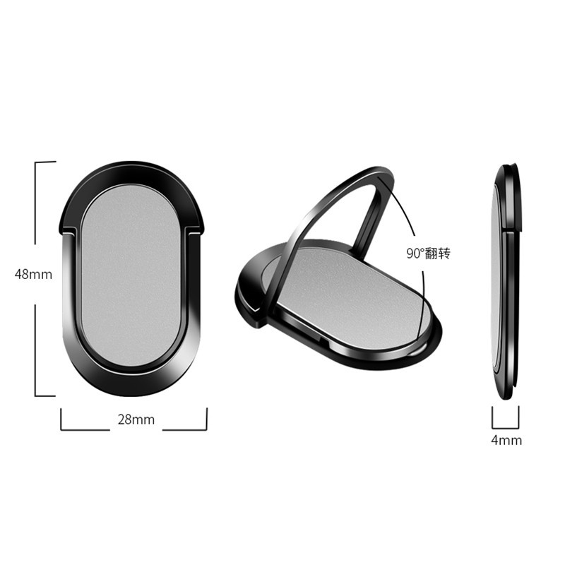 Giá Đỡ Điện Thoại Bằng Kim Loại Hít Nam Châm Trên Xe Hơi Cho iPhone Samsung Xiaomi OPPO VIVO