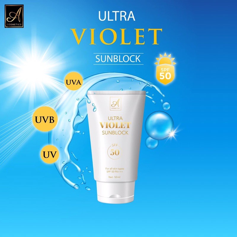 Kem Chống nắng Ultra Violet Sunblock Acosmetics Phương anh sẵn