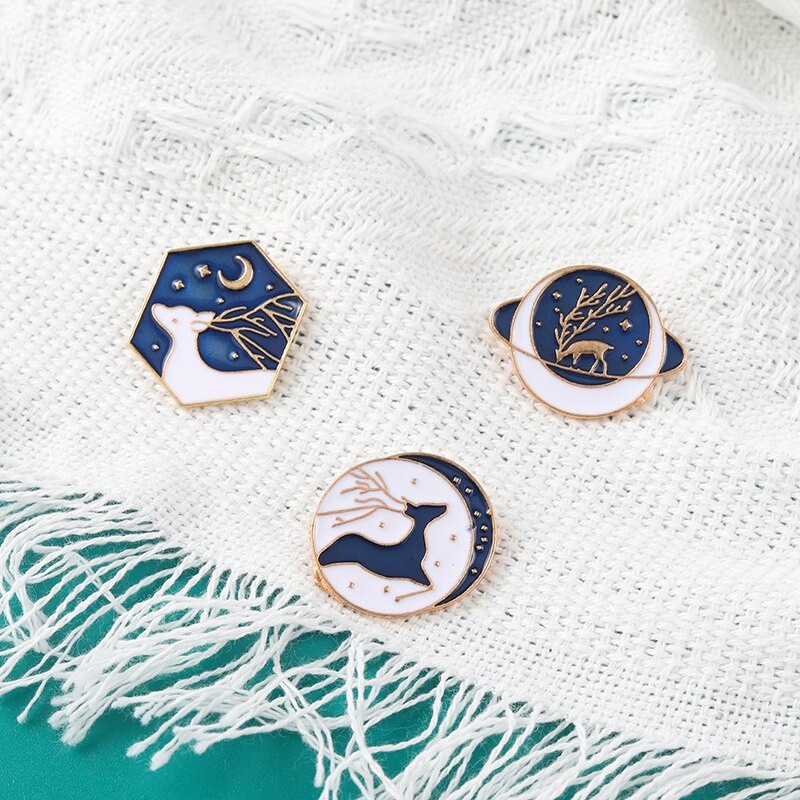 Pin cài áo hươu và những vì sao - GC432