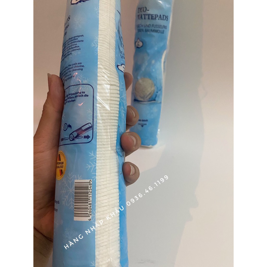 Bông Tẩy Trang - Elegan- 140 Miếng - Hàng Đức Chính Hãng