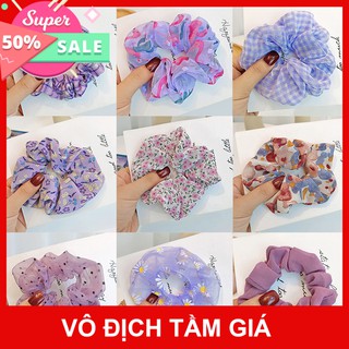 Cột Tóc Vải Scrunchies - Dây Buộc Tóc Scrunchies