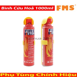 Bình cứu hoả mini dùng cho xe máy và xe ô tô phòng chống cháy nổ fms 1000ml