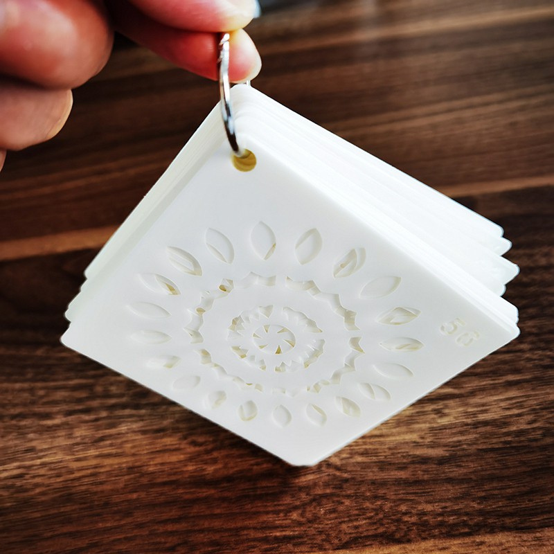 Bộ 36 Thẻ Gỗ Tự Vẽ Trang Trí Nội Thất Họa Tiết Mandala D4Vn