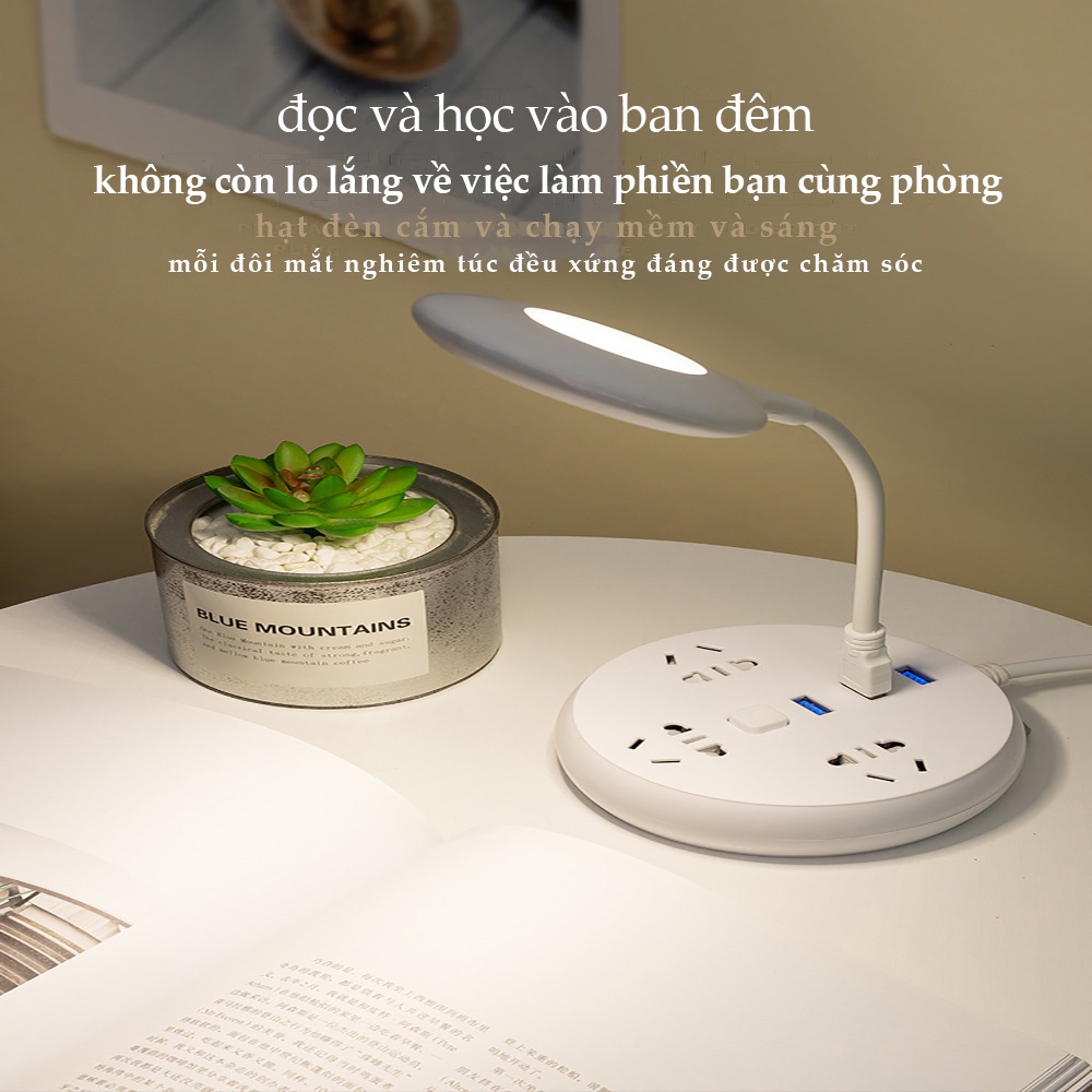 Đèn Led USB Di Động Để Bàn Cho Máy Tính PC Laptop Vòng Nhẫn