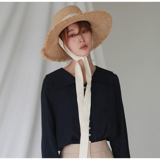 Mũ rơm quai trơn ulzzang