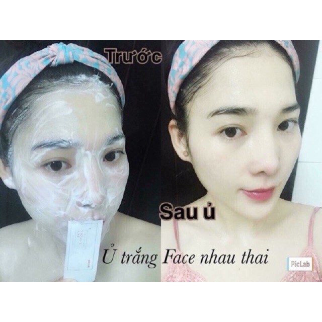 [ Chính HÃNG ] 1 Gói Ủ Trắng Face NHau Thai Cừu Nội Địa Nhật