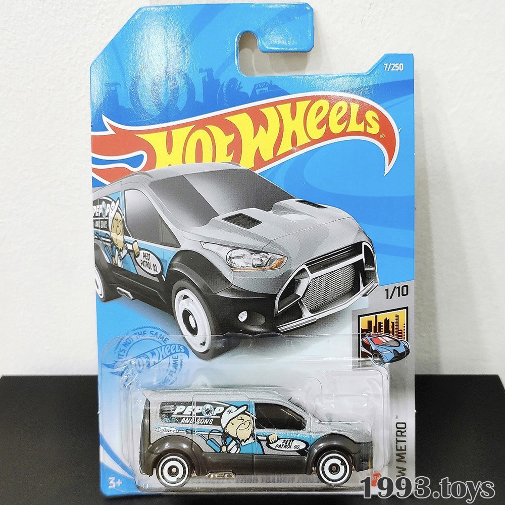 Xe mô hình 1:64 Hot Wheels Basic HW Metro 2021 - Hot Wheels Ford Transit Connect GTC19