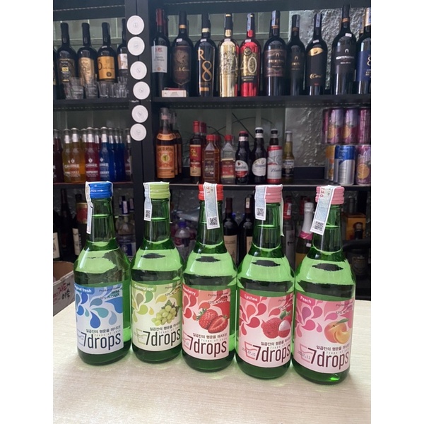 Soju Hàn Quốc 7DROPS Lychee 360ml- Vị Vải