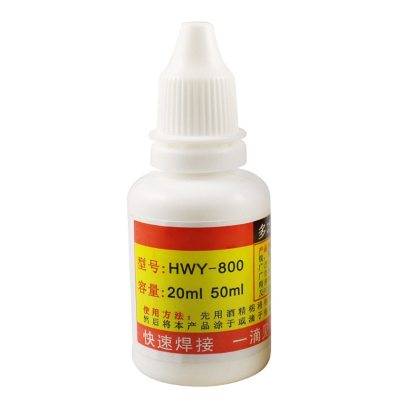 Shas Plate Iron  Welding Water Liquid Flux Powerful Rosin Soldering Agent No-clean Watteries Flux Stainless Steel