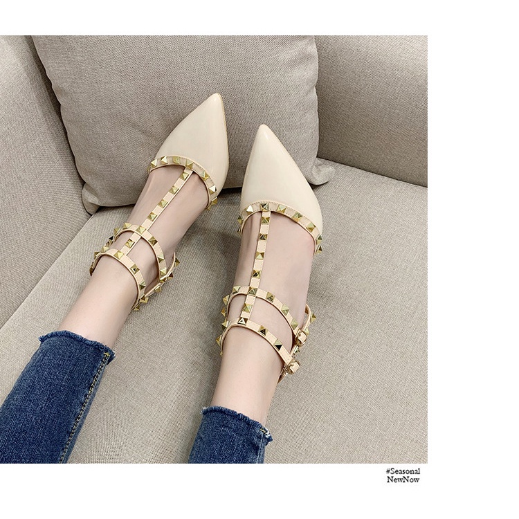 Giày Cao Gót 9cm Mũi Nhọn Quyến Rũ Thời Trang Phong Cách Âu Mỹ