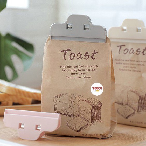 &lt;Video Review&gt; Kẹp Miệng Túi Bảo Quản Thực Phẩm Giữ Giấy Ghi Chú Tài Liệu Đánh Dấu Sách Thức Ăn Bim Bim Gia Vị U096