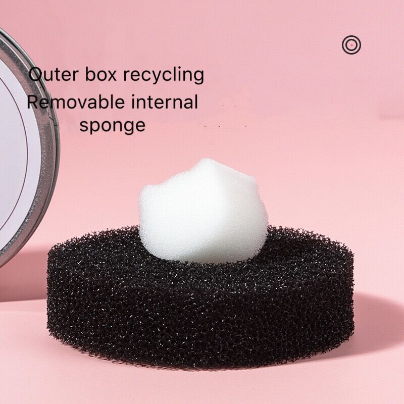 [Hàng mới về] Hộp vệ sinh cọ trang điểm nhanh chóng thiết kế vỏ nhôm dễ thương