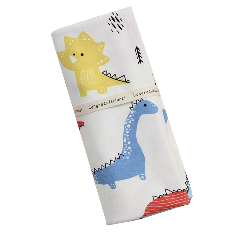 Chăn Quấn Em Bé Bằng Cotton Mềm Mại In Họa Tiết Hoạt Hình Dễ Thương