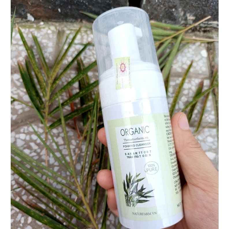 (100Ml) Sữa rửa mặt tạo bọt tràm trà tảo biển giảm mụn,mờ thâm,sáng da