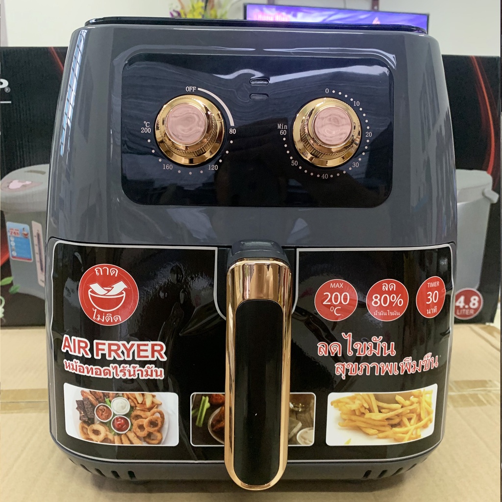 Nồi Chiên Không Dầu Sharp ThaiLand 10,2L KS 21722, Công xuất Bảo Hành 12 Tháng
