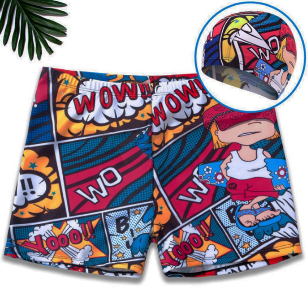 [Tặng kèm mũ bơi] Quần bơi nam phối mầu QB-002i - Hàng nhập khẩu | BigBuy360 - bigbuy360.vn