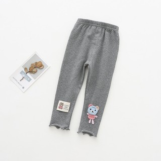 Quần thun legging gấu cho bé gái