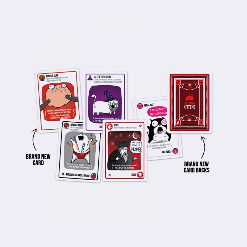 Bộ trò chơi Board Game Exploding Kittens Party Pack Card Game Mèo Nổ thú vị
