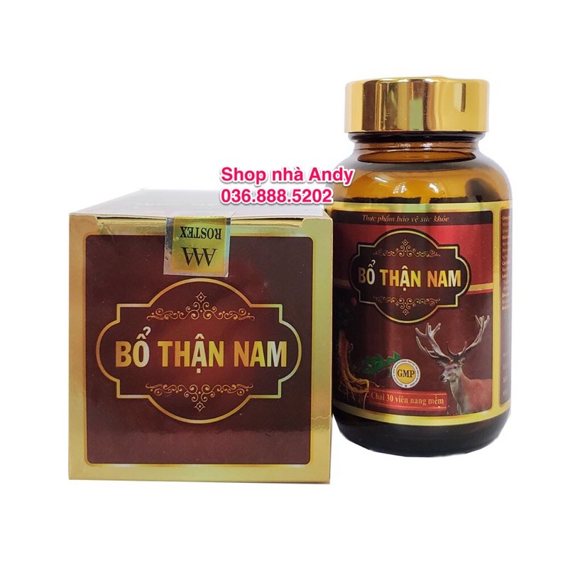 Sâm nhung tăng cường sinh lý Bổ Thận Nam - Hộp 30 Viên
