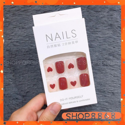 Set 24 nail dán móng nhiều mẫu (VER2)-SHOP8868