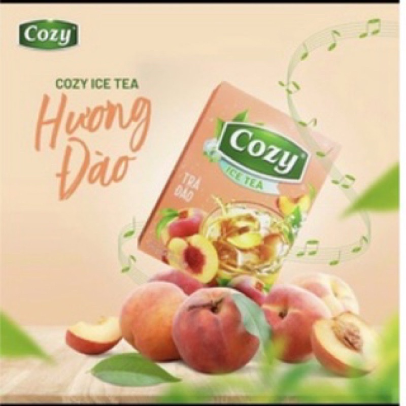 Trà Cozy Ice Tea hương đào hộp 270g
